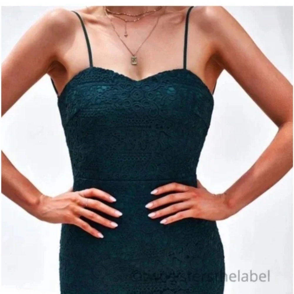 Jaus Mesina dress emerald green - Picture 2 of 6